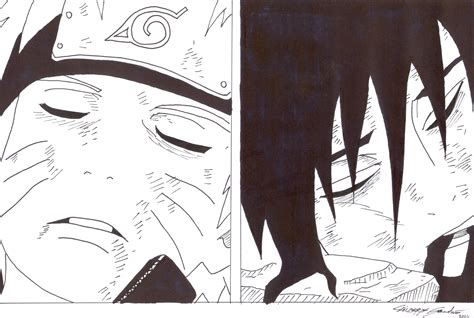 47. Naruto and Sasuke death by PeppeDraws on DeviantArt