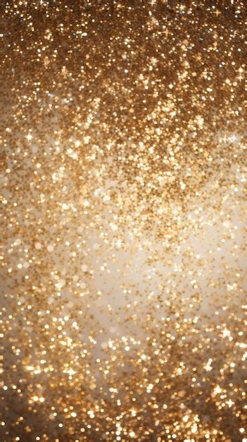 Premium AI Image | gold glitter on a white background.