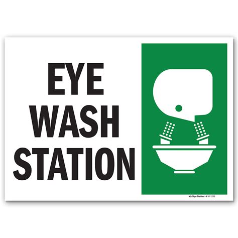 EYE WASH STATION SIGN - My Sign Station