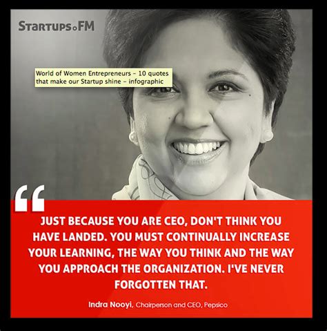 Successful #women Indra Nooyi by Startups.FM #empowerment | 10th quotes, Empowerment, Me quotes