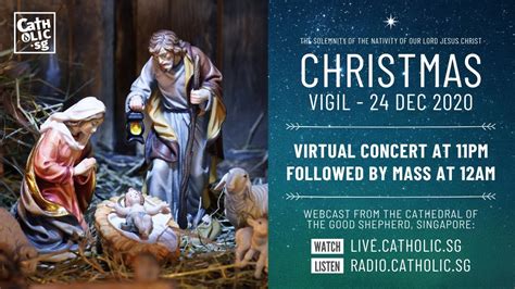 Catholic Mass Today Live Online 24th December 2020 - Christmas Vigil 2020