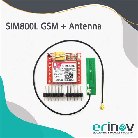 SIM800L Gsm + Antenna - Erinov