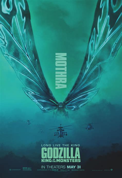 Godzilla: King Of The Monsters Mothra Poster by DarthLeonhart on DeviantArt