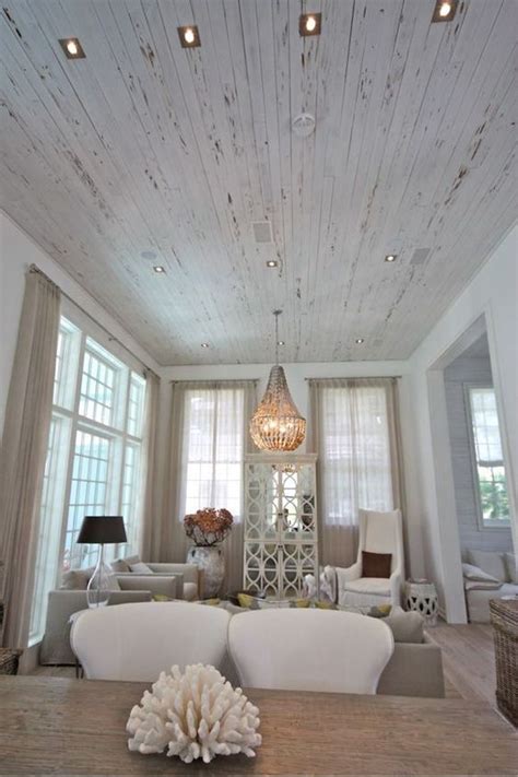 Whitewash Wood Ceiling | Shelly Lighting