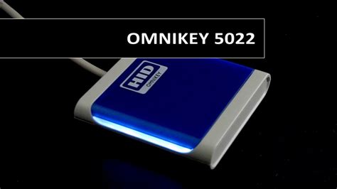 HID Omnikey 5022 USB Contactless 13.56Mhz Reader R50220318-DB - YouTube