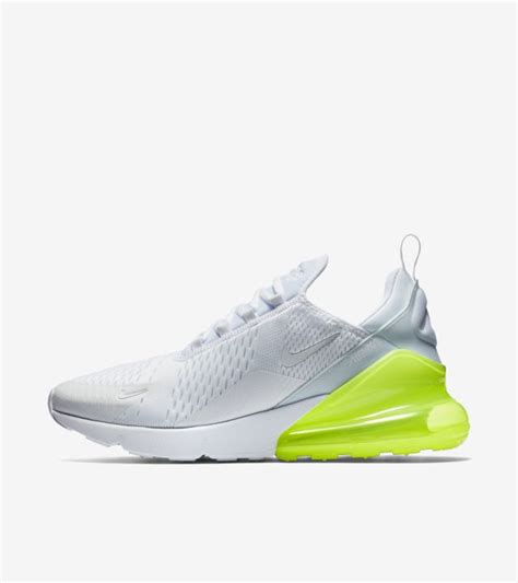 Nike Air Max 270 White Pack 'Volt' Release Date. Nike SNKRS FI