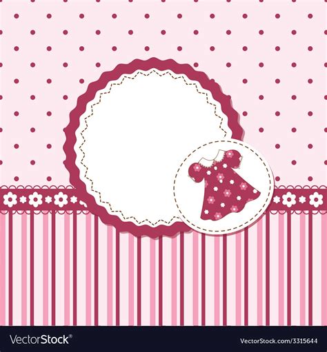 Baby girl background Royalty Free Vector Image