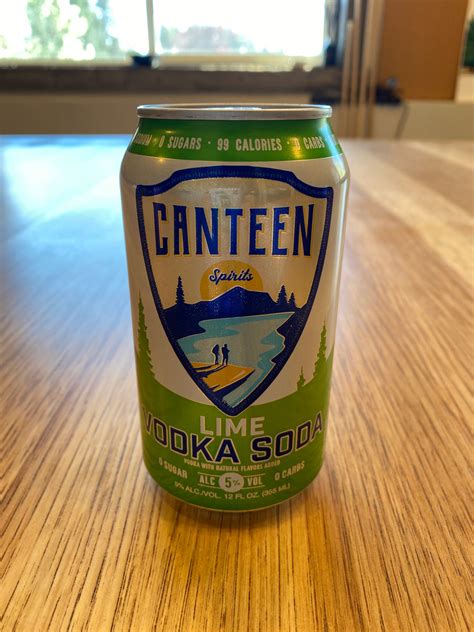 Canteen, Vodka Soda, Lime, RTD, 12oz can – O'Brien's Liquor & Wine