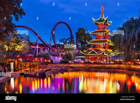 Copenhagen, Denmark at Tivoli Stock Photo - Alamy