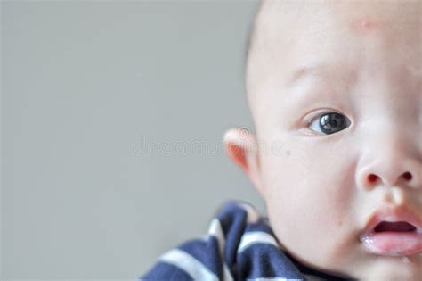 Curious and upset baby stock image. Image of negativity - 30742161