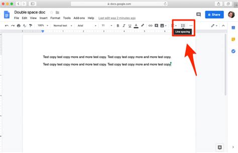 How to change the line spacing on any text in Google Docs, from your ...