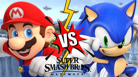 Mario vs Sonic - Super Smash Bros Ultimate - YouTube