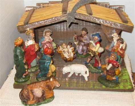 Italian Made Nativity Scene c1930