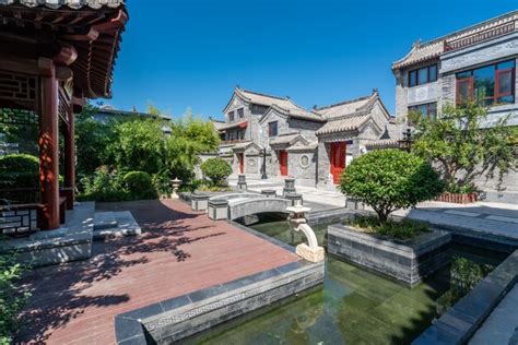 Premium Photo | Chinese classical courtyard architecture