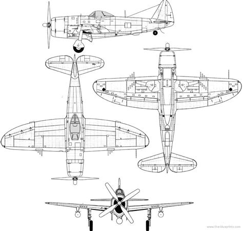 Pin by Mike Kloepfer on Blueprints | Blueprints, Vintage aircraft, Wwii aircraft