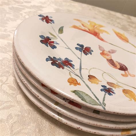 Vintage Thick Ceramic Disney Dinner Plates Full Set of 4 Rare | Etsy