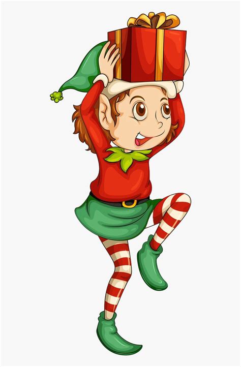 Santa Elves Png File - Christmas Elf Clipart, Transparent Png - kindpng