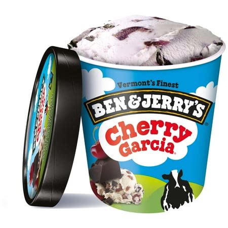 Ben & Jerry's Cherry Garcia Ice Cream, 16 oz - Walmart.com