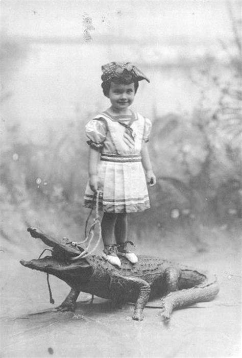 my pet alligator | Old photos, Vintage photos, Vintage photographs