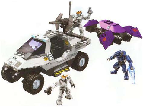 Mega Bloks Halo The Authentic Collectors Series UNSC Rocket Warthog Set 96805 - ToyWiz