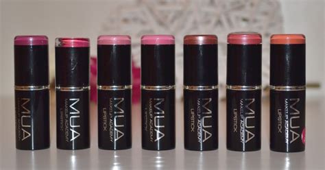 MUA Lipstick: Swatches and Review - Beautiful Solutions