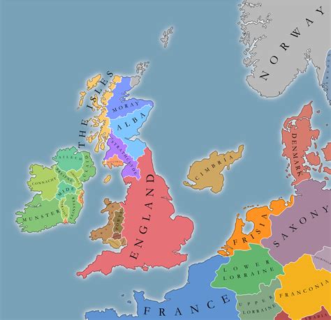 xpNc: Doggerland Rises: Map of the Kingdom of Cimbria, AD 1000 : r ...