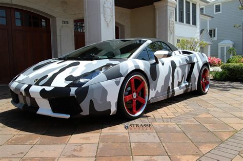 Custom Camo Paint on Stylish Lamborghini Gallardo — CARiD.com Gallery