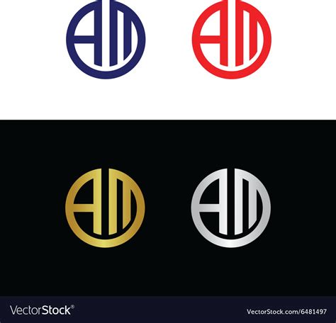 Am logo Royalty Free Vector Image - VectorStock