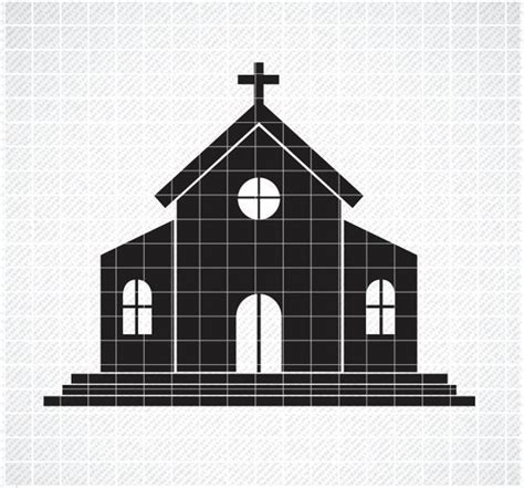 Church SVG Church Clip Art Vector Church Clipart Church - Etsy