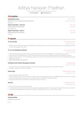 Resume | PDF