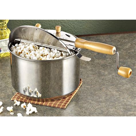 Stovetop Popcorn Popper - 195660, Cookware at Sportsman's Guide