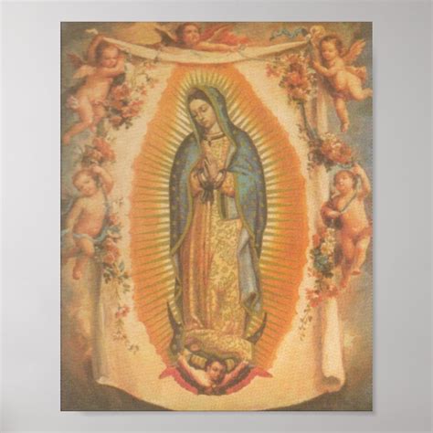 Our Lady Of Guadalupe Poster | Zazzle