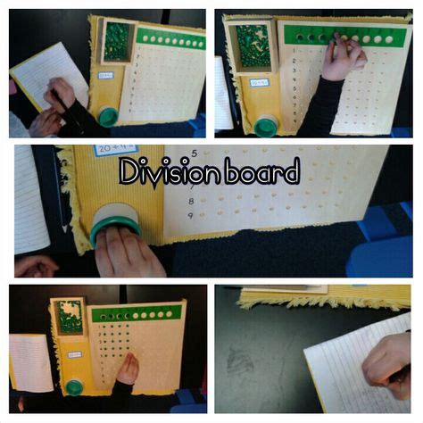 13 M_Division Board ideas | montessori