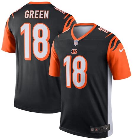 Men's Nike A.J. Green Black Cincinnati Bengals Legend Jersey