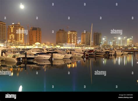 Marina at The Pearl in Doha, Qatar Stock Photo - Alamy