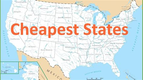 Top 10 Cheapest States To Live In The United States | costly แปล ว่า ...