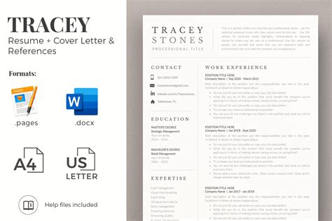 Easy Resume Template and Cover Letter format. Easy edition Resume - #Resumes Executive Resume ...