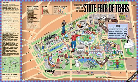 Map Of Texas State Fair