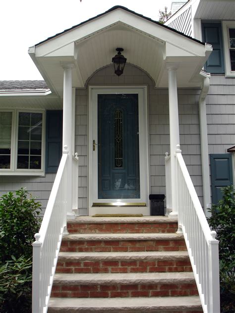 Front Entry Portico Remodeling Projects in New Jersey | Design Build ...