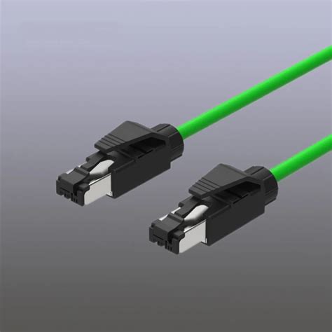 Ethernet Cat5e Cable M12 Connector D-code 4pin To Rj45 Industrial ...