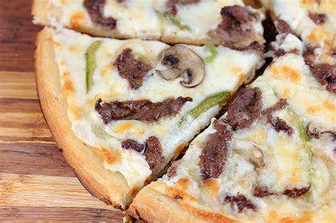 Philly Cheesesteak Pizza Recipe | BlogChef.net