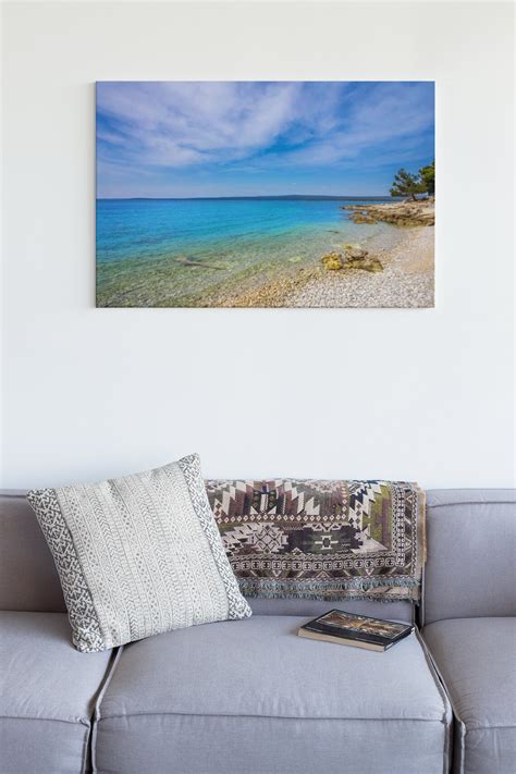 Tropical Beach Canvas Print Beach Print on Canvas - Etsy