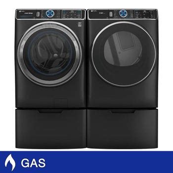 GE Profile 5.3 cu. ft. Washer with Adaptive SmartDispense and 7.8 cu ...