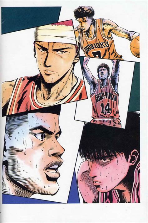 SPECTRUM NEXUS · Slam Dunk Artbook: Image 88 of 113 | Slam dunk manga, Slam dunk, Körper