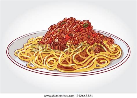 Spaghetti Alla Bolognese: Over 4 Royalty-Free Licensable Stock Vectors ...