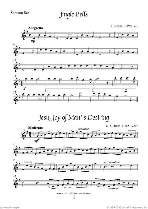 Saxophone Quartet Christmas Sheet Music Carols, Easy [PDF]