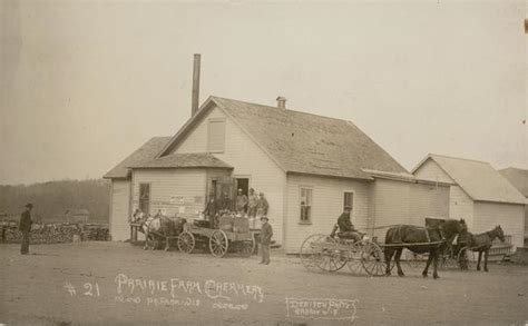 Prairie Farm Creamery | Postcard | Wisconsin Historical Society