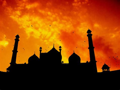 Free Masjid silhouette Stock Photo - FreeImages.com