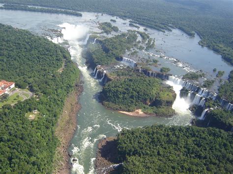 Iguazu Falls, Brazil, Aerial view