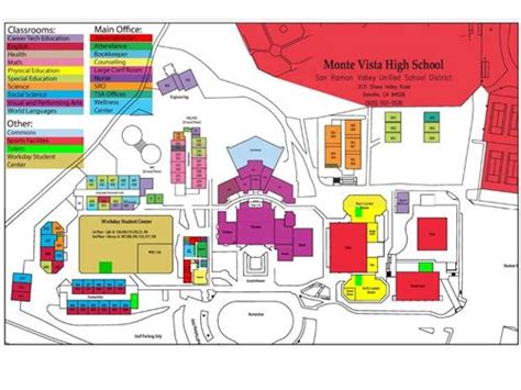 Monte Vista High School - Campus Map